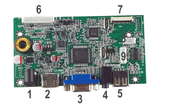 Akcesoria do ekranu LCD 1920x1080 IPS z płytą sterowniczą ekranu VGA AV USB EDP