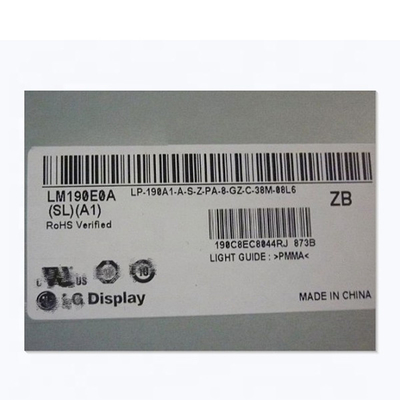 Oryginalny 19,0-calowy ekran wyświetlacza LCD LM190E0A-SLA1 LM190E0A(SL)(A1)