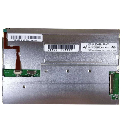 NL8048BC19-02 Oryginalny 7,0-calowy wyświetlacz LCD 800 (RGB) × 480 do urządzeń przemysłowych dla NEC