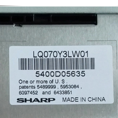 LQ070Y3LW01 7,0-calowy ekran TFT LCD RGB 800x480 do urządzeń przemysłowych