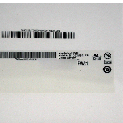 AUO B156XW04 V0 15,6-calowy panel LCD do laptopa 1366 * 768 100 PPI matowy