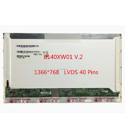 B140XW01 V2 Panele ekranu LCD laptopa 262K 45% NTSC Kolory wyświetlacza