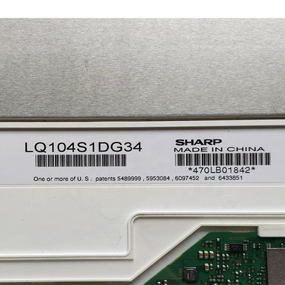 10,4 cala 800*600 96 PPI LQ104S1DG34 40 pinów ekran wyświetlacza LCD