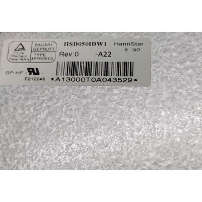 Oryginalny HannStar 5,0 cali 800*480 LCD Display Module HSD050IDW1-A22