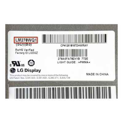 LM270WQ1-SDB3 27.0 cali 2560*1440 Panel ekranu LCD