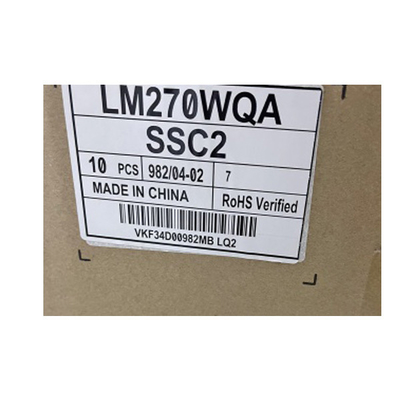 LM270WQA-SSC2 27.0 cala 2K Do AG273QXP 27GL850 Monitor Panel Ekran LCD