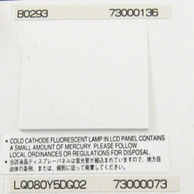 LQ080Y5DG02 800*480 8,0 cala TFT Moduł LCD Ekran LCD