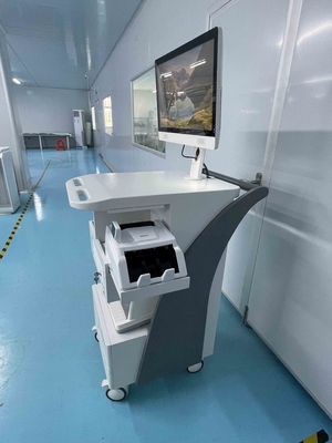 Elektryczna medyczna mobilna stacja robocza TFT na kołach szpitala