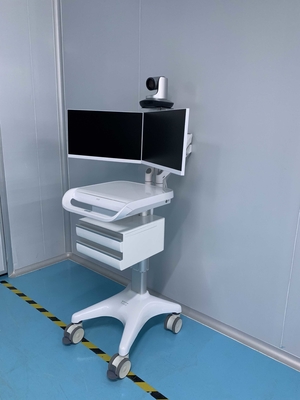 Szpitalna medyczna mobilna stacja robocza 22 cale elektryczne