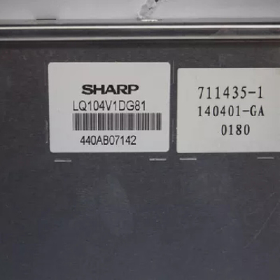 10,4-calowy przemysłowy panel wyświetlacza LCD LQ104V1DG81 do monitorów