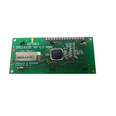 2.4 cala 16 znaków × 1 wiersz moduły LCD DMC-16105NY-LY-ANN ekran lcd