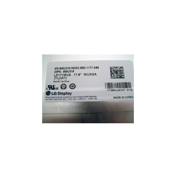 LP171WU5-TLA1 60Hz 17,1 cala Laptop LCD Screen 1920*1200 LVDS Panel LCD