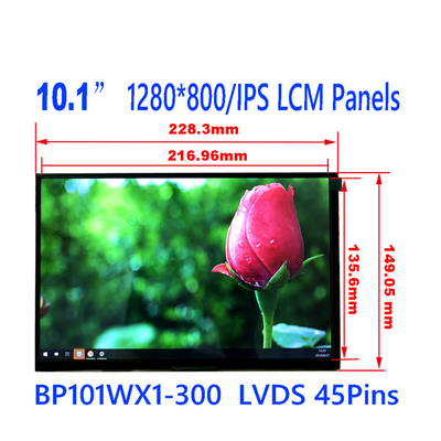 Dobra cena. BOE 10.1 Calowy Ekran LCD 45 PIN BP101WX1-300 RGB 1280x800 WXGA 149PPI w Internecie