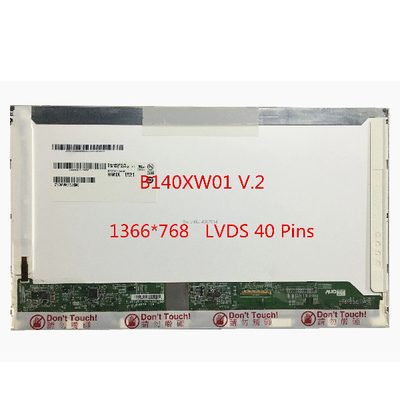 Dobra cena. B140XW01 V2 Panele ekranu LCD laptopa 262K 45% NTSC Kolory wyświetlacza w Internecie